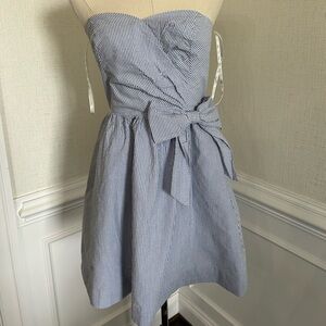 Lilly Pulitzer strapless seersucker dress